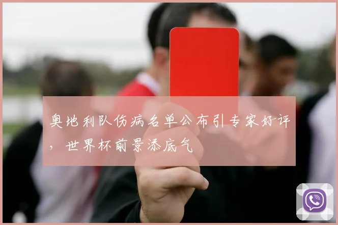 奥地利队伤病名单公布引专家好评,世界杯前景添底气